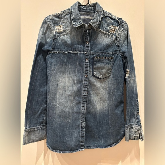 True Religion Tops - True Religion Denim Shirt